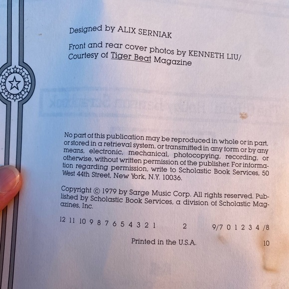 The Official Robby Benson Scrapbook - Picture 11 of 11